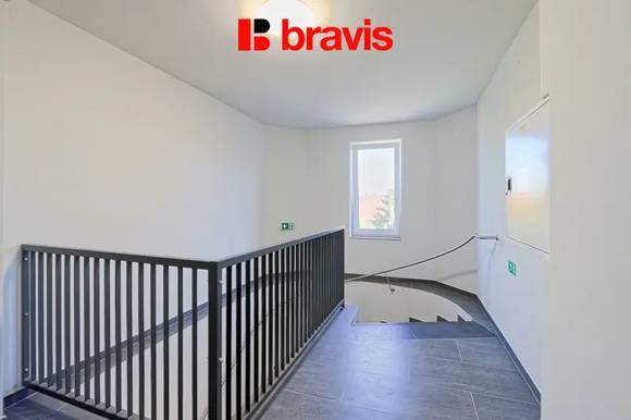 Pronájem bytu 2+kk, Brno - Ponava, novostavba, zařízený, klimatizace, balkón, sklep,parkovacího stání