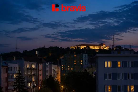 Prodej moderního bytu 2+kk, ul. Poříčí, Brno - Pisárky, rezidence Riverside, sklep, balkon, parkovací stání