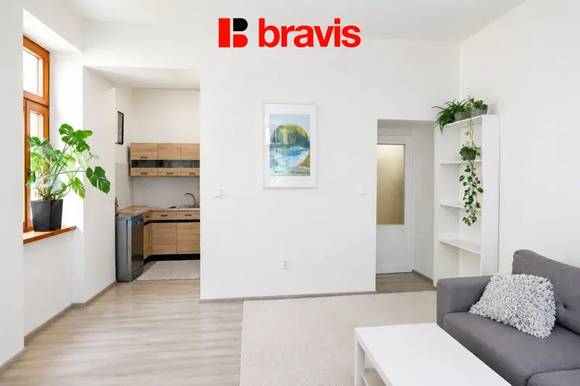 Pronájem bytu 2+kk, ul. Antonínská, Brno - Veveří