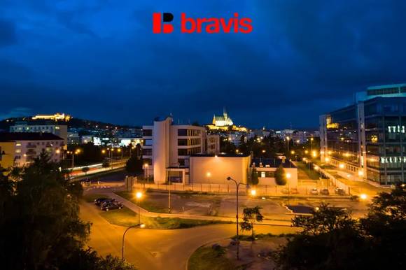 Pronájem moderního bytu 2+kk, ul. Dvorského, Brno - Štýřice, sklep, klimatizace, výborná dostupnost v blízkosti Spielberk office