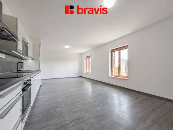 Pronájem moderního bytu 2+kk, ul. Dvorského, Brno - Štýřice, sklep, klimatizace, výborná dostupnost v blízkosti Spielberk office