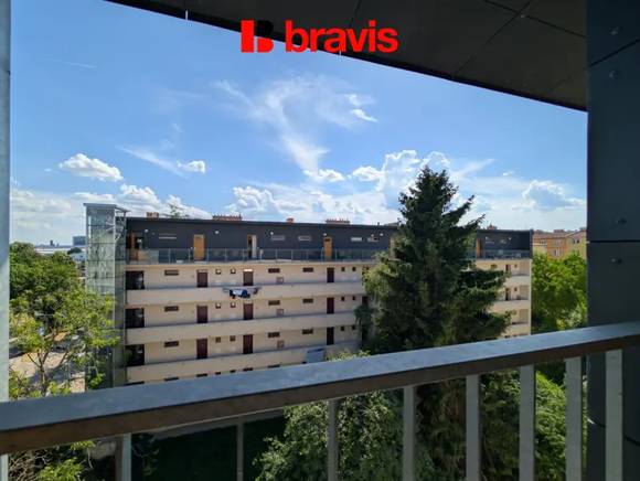 Pronájem moderního bytu 2+kk, ul. Dvorského, Brno - Štýřice, sklep, klimatizace, výborná dostupnost v blízkosti Spielberk office