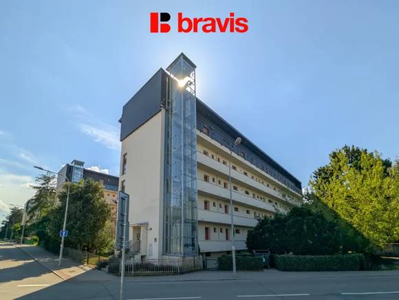 Pronájem moderního bytu 2+kk, ul. Dvorského, Brno - Štýřice, sklep, klimatizace, výborná dostupnost v blízkosti Spielberk office