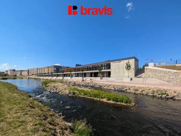 Pronájem moderního bytu 2+kk, ul. Dvorského, Brno - Štýřice, sklep, klimatizace, výborná dostupnost v blízkosti Spielberk office