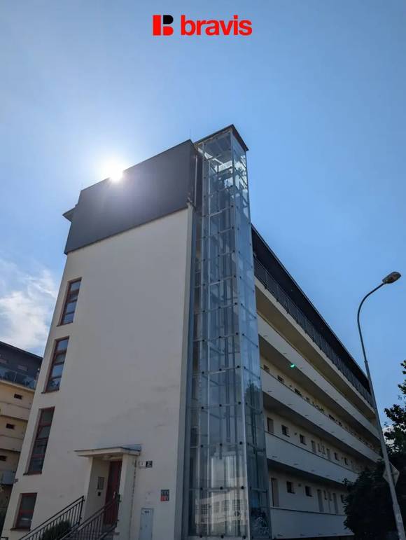 Pronájem moderního bytu 2+kk, ul. Dvorského, Brno - Štýřice, sklep, klimatizace, výborná dostupnost v blízkosti Spielberk office