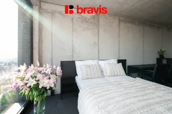 Pronájem 1+kk, Královopolská, Brno: All-in vybavení, wifi, garáž, gym