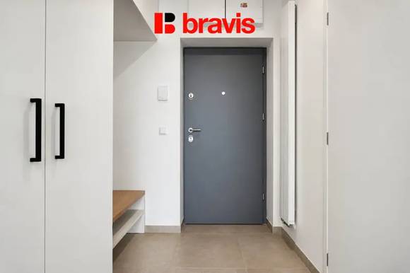 Apartment for rent 1+kk, Řepova street, parking space, balcony, cellar, new building - first tenant's advantage