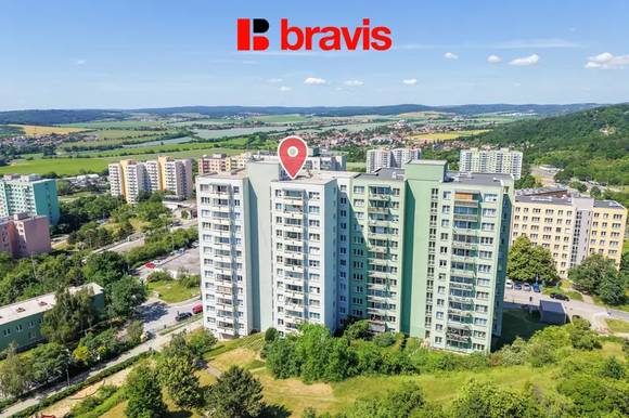 Prodej bytu blízko Campusu i přírody, 2+kk 48 m², Brno - Nový Lískovec, sklep, bezproblémové parkování
