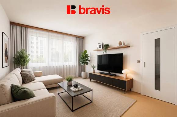 Prodej bytu blízko Campusu i přírody, 2+kk 48 m², Brno - Nový Lískovec, sklep, bezproblémové parkování