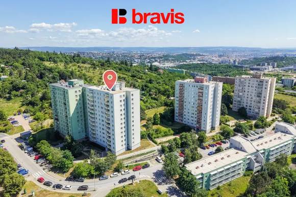 Prodej bytu blízko Campusu i přírody, 2+kk 48 m², Brno - Nový Lískovec, sklep, bezproblémové parkování