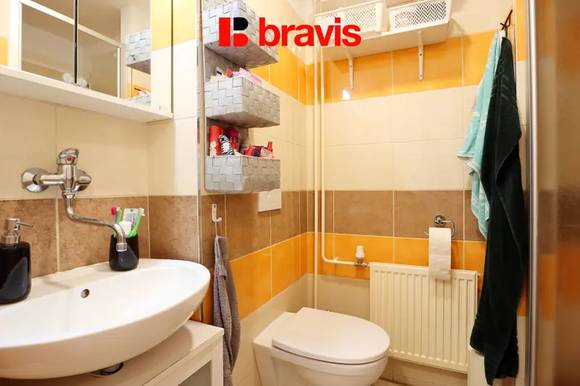 Pronájem moderního bytu 1+kk, ul. Hudcova, Brno - Medlánky
