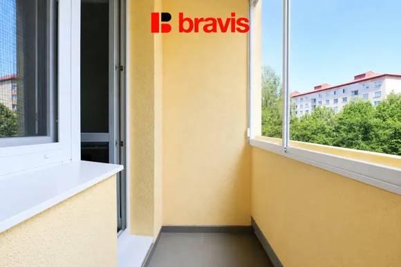 Pronájem bytu 3+1, ul. Foltýnova, Brno - Bystrc, lodžie, sklep