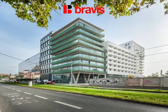 Pronájem bytu 1+kk, rezidence NOVÉ SADY, ul. Fuchsova, novostavba, klimatizace