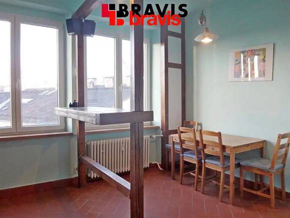 Pronájem bytu 1+1, ul. Leitnerova, Brno - centrum, zařízený, balkón