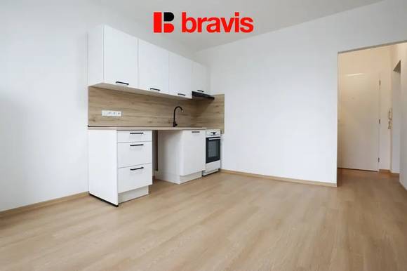 Pronájem bytu 1+1, Brno - Žabovřesky, ul. Voroněžská, lodžie