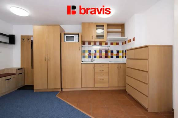 Rent, 1+KT, 23 m² - Brno - Židenice, fully furnished