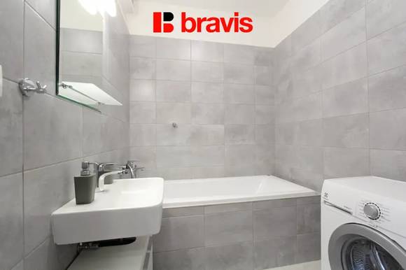 2+kk apartment for rent, Brno - Žebětín, Přírodí street, new building, balcony, cellar