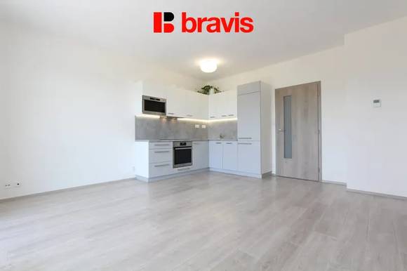 2+kk apartment for rent, Brno - Žebětín, Přírodí street, new building, balcony, cellar