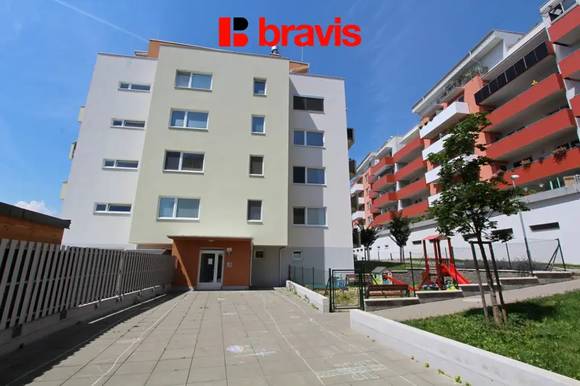 2+kk apartment for rent, Brno - Žebětín, Přírodí street, new building, balcony, cellar
