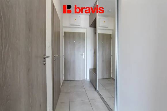 2+kk apartment for rent, Brno - Žebětín, Přírodí street, new building, balcony, cellar