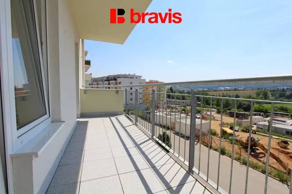 2+kk apartment for rent, Brno - Žebětín, Přírodí street, new building, balcony, cellar