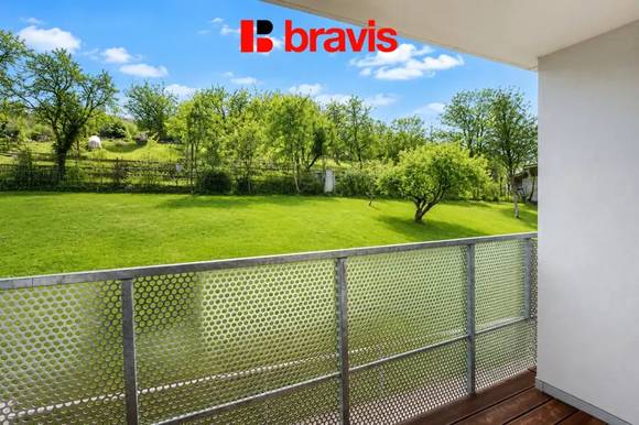 Podnájem prostorného bytu 2+kk, ul. Vídeňská, Brno- Štýřice, balkon, zařízený
