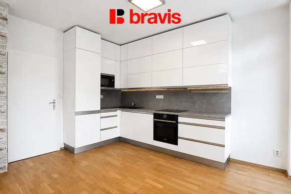 Pronájem bytu 3+kk, Brno - Útěchov, ul. Dlouhé vrchy, terasa, balkón, vyhrazené parkovací stání