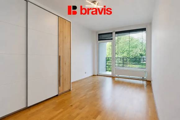 Pronájem bytu 3+kk, Brno - Útěchov, ul. Dlouhé vrchy, terasa, balkón, vyhrazené parkovací stání