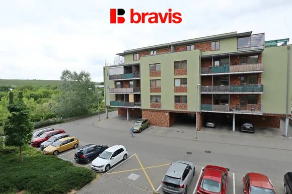Pronájem bytu 1+kk, Brno - Starý Lískovec, ulice U Leskavy, zařízený, balkon