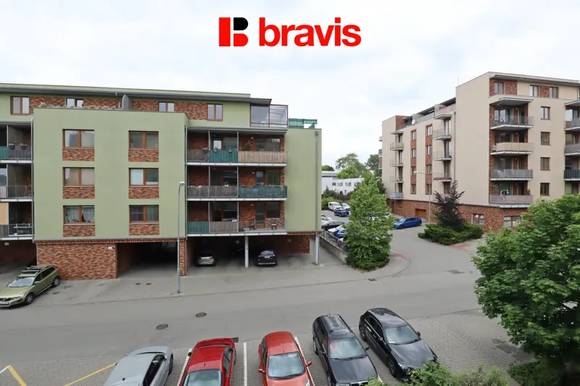 Pronájem bytu 1+kk, Brno - Starý Lískovec, ulice U Leskavy, zařízený, balkon
