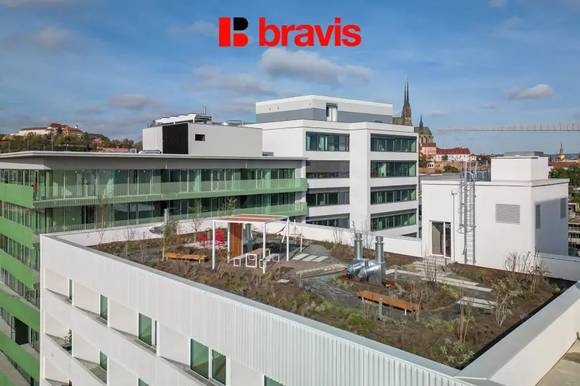 Pronájem bytu 2+kk, rezidence „INSADY“ na ul. Nové sady, relaxační zahrada, novostavba, chytrá domácnost, rekuperace, klimatizace, lodžie, sklep