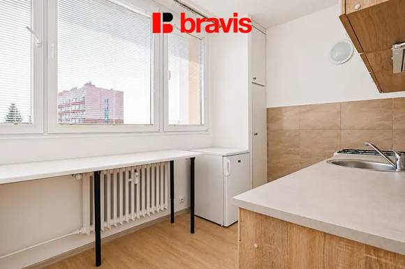 Pronájem bytu 1+1, Brno - Lesná, ul. Nezvalova, balkon, sklepní kóje, výtah