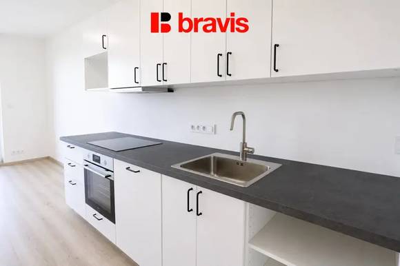 Pronájem bytu 1+kk 38 m² Jižní, Brno - Horní Heršpice, novostavba, balkon, garážové stání