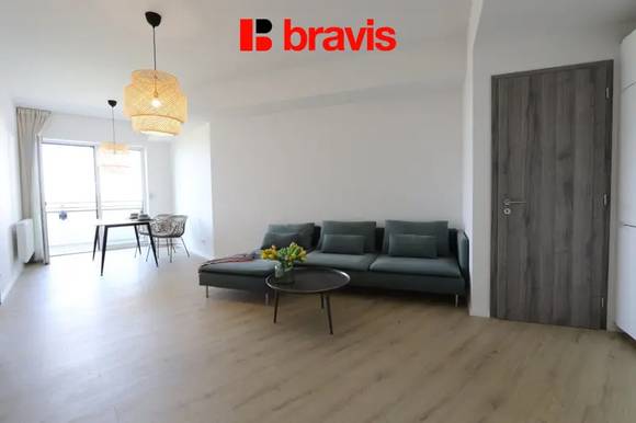 Pronájem krásného bytu 2+kk v novostavbě, ul. Brněnská pole, Šlapanice u Brna, lodžie, sklep, šatna, garážové stání v ceně