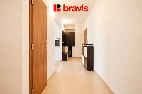 Pronájem bytu 3+kk, Brno - Řečkovice, Nachová ulice, částečně zařízený, balkon, sklep, žádaná lokalita