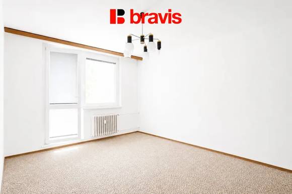 Pronájem bytu 3+1, Brno-Komín, ul. Urxova, lodžie, komora