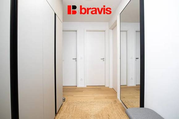 Pronájem bytu 2+kk, Pekárenský Dvůr, ul. Bratislavská, novostavba, garážové stání, balkon