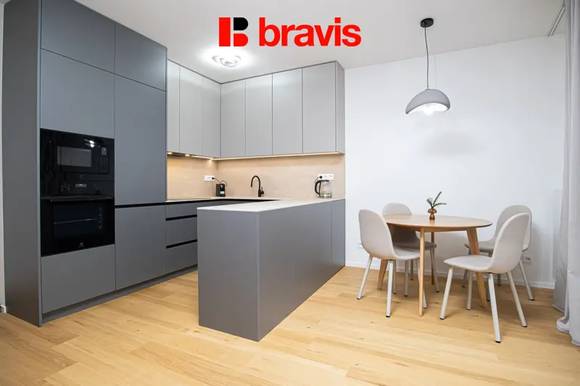 Pronájem bytu 2+kk, Pekárenský Dvůr, ul. Bratislavská, novostavba, garážové stání, balkon