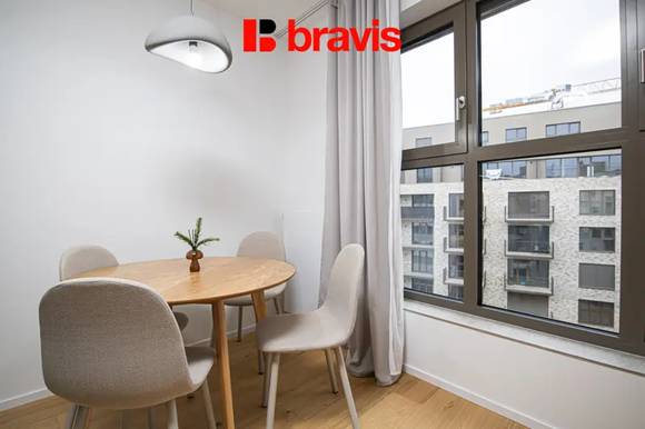 Pronájem bytu 2+kk, Pekárenský Dvůr, ul. Bratislavská, novostavba, garážové stání, balkon