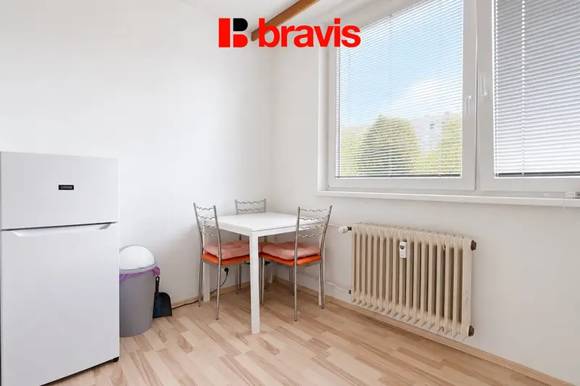 Pronájem bytu 1+1, Brno - Kohoutovice, Voříškova ul., balkon