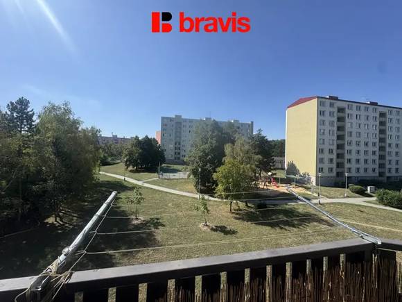 Pronájem bytu 1+1, Brno - Kohoutovice, Voříškova ul., balkon