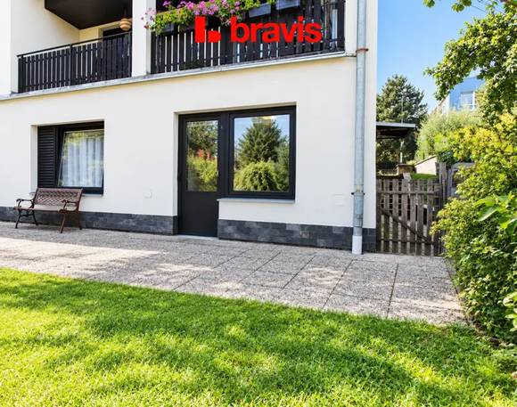 Pronájem bytu 2+kk, ulice Horní, Brno-Štýřice, terasa, zahrada, blízko centra města
