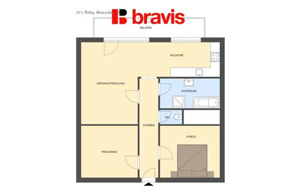 Rent, Flats 3+1, 0 m² - Říčky
