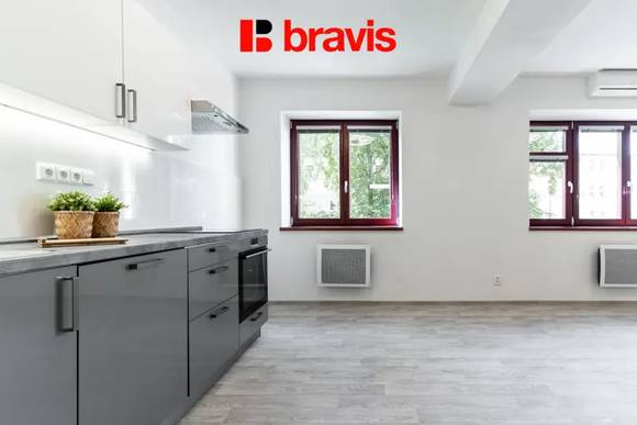 Pronájem moderního bytu 2+kk, ul. Dvorského, Brno - Štýřice, klimatizace, dobrá dostupnost v blízkosti Spielberk office