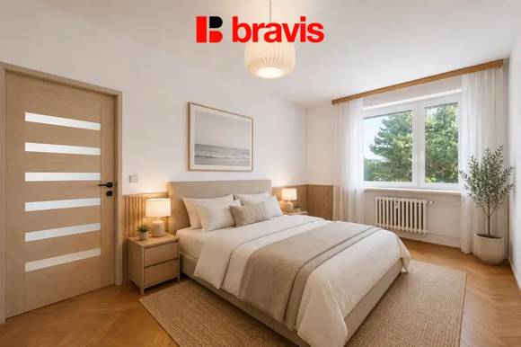 Prodej bytu  3+1, ulice Studená, Brno-Lesná, balkón, dva sklepy