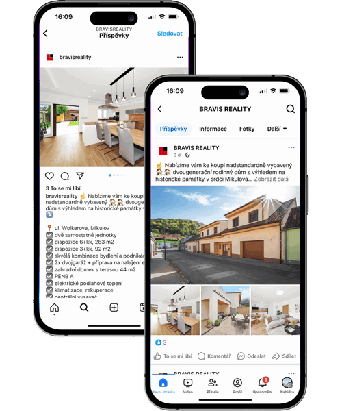 Bravis Facebook <br>a Bravis Instagram
